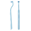 Toothbrush for braces, implants and dentures, Blue